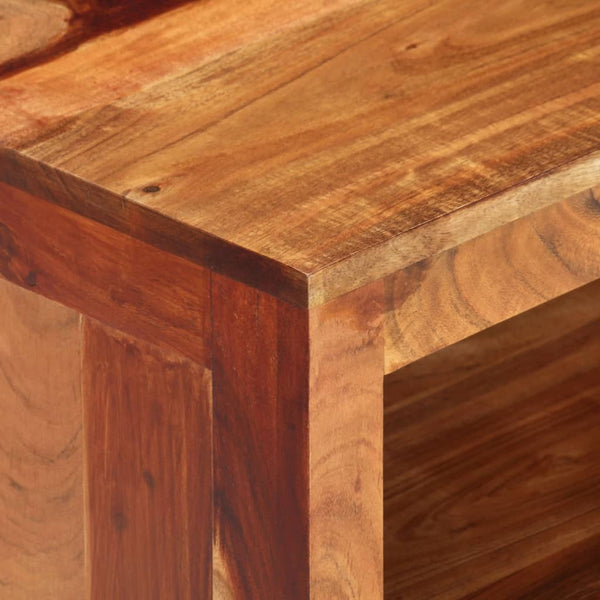 Tv Cabinet 110X30x40 Cm Solid Wood Acacia Tv Stands & Entertainment Units