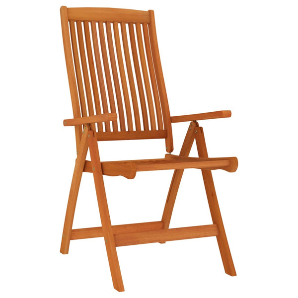 Folding Garden Chairs 4 Pcs Solid Wood Eucalyptus Patio Chairs