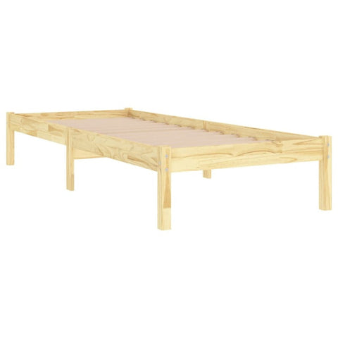 Bed Frame Solid Wood 92X187 Cm Single Size Single Bed Frames