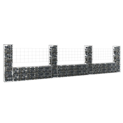 U Shape Gabion Basket With 4 Posts Iron Gabion Baskets