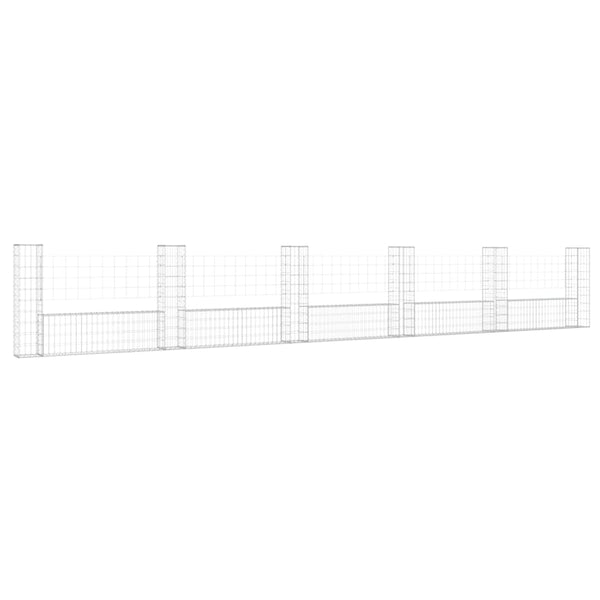 Gabion Baskets U Shape Gabion Basket With 6 Posts Iron