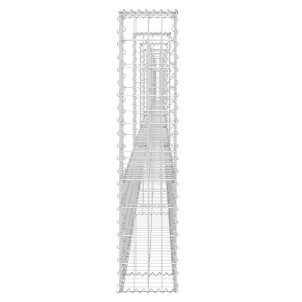 U Shape Gabion Basket With 6 Posts Iron 620X20x100 Cm Gabion Baskets