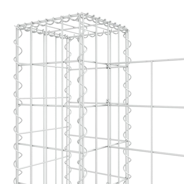 Gabion Baskets U Shape Gabion Basket With 6 Posts Iron