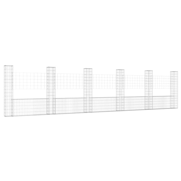 Gabion Baskets U Shape Gabion Basket With 6 Posts Iron
