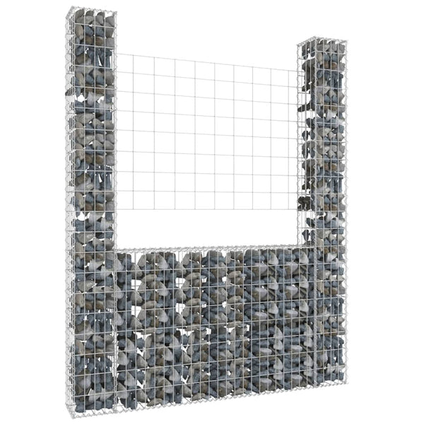 Gabion Baskets U Shape Gabion Basket With 2 Posts Iron