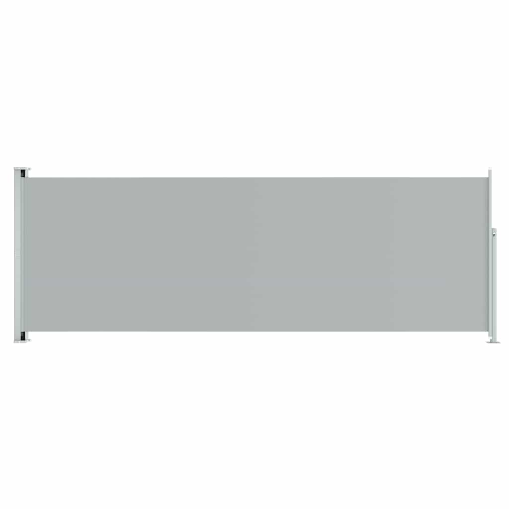 Patio Retractable Side Awning 220X600 Cm Grey Awning & Canopy Parts