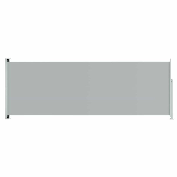Patio Retractable Side Awning 220X600 Cm Grey Awning & Canopy Parts