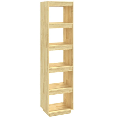 Book Cabinet/Room Divider 40X35x167 Cm Solid Pinewood Bookshelves