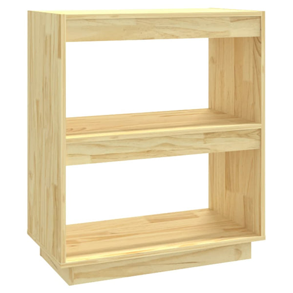 Book Cabinet 60X35x71 Cm Solid Pinewood Bookshelves