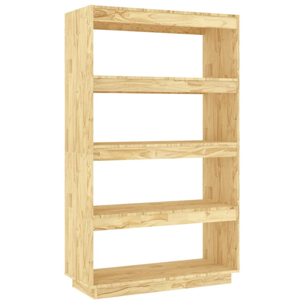 Book Cabinet/Room Divider 80X35x135 Cm Solid Pinewood Bookshelves