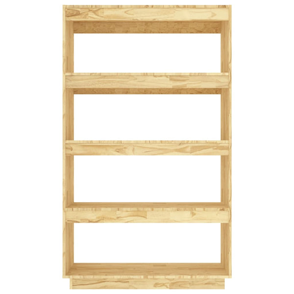 Book Cabinet/Room Divider 80X35x135 Cm Solid Pinewood Bookshelves