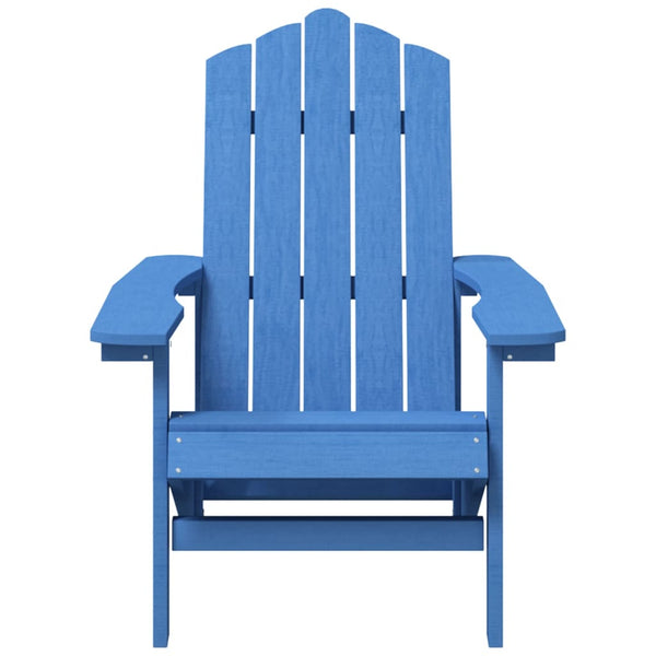 Garden Adirondack Chair Hdpe Aqua Blue Patio Chairs