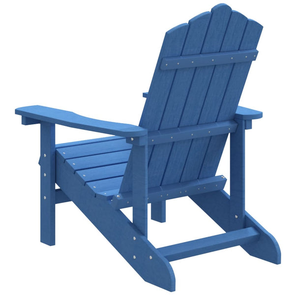 Garden Adirondack Chair Hdpe Aqua Blue Patio Chairs