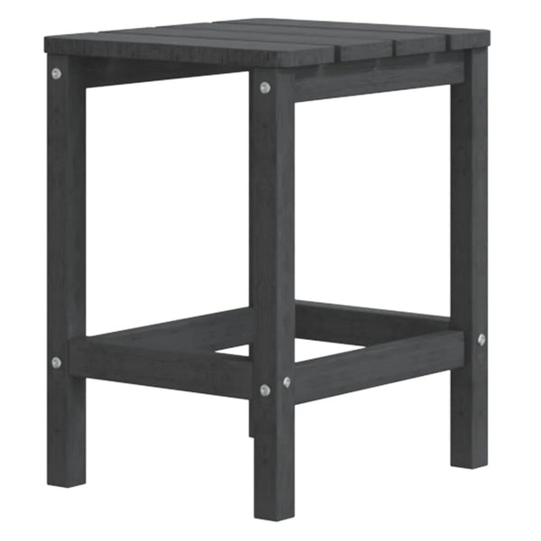 Adirondack Garden Table Anthracite 38X38x46 Cm Hdpe Patio & Garden Tables