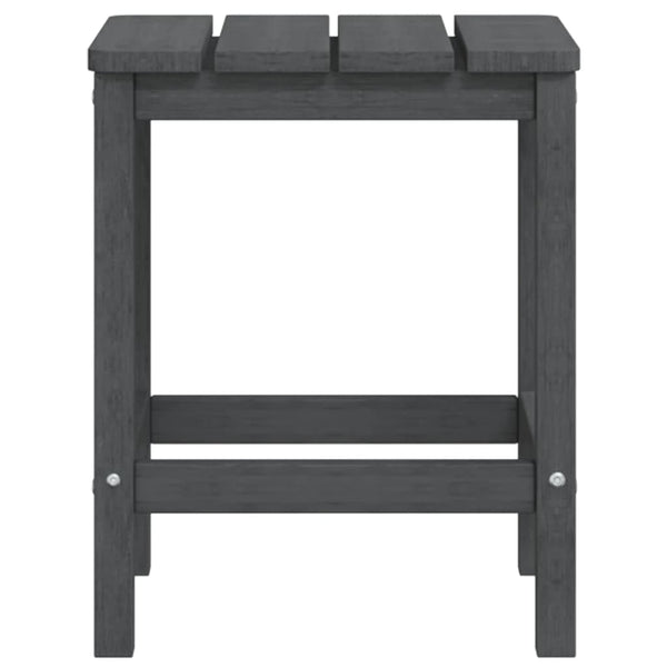 Adirondack Garden Table Anthracite 38X38x46 Cm Hdpe Patio & Garden Tables