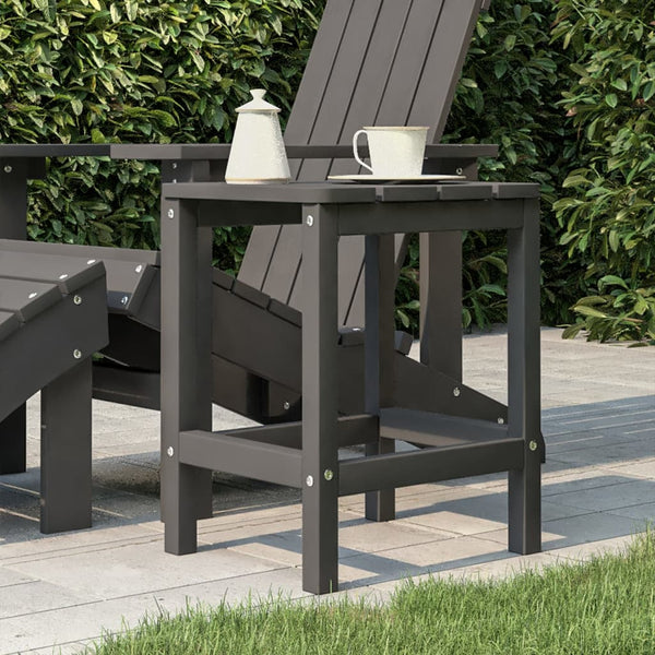 Adirondack Garden Table Anthracite 38X38x46 Cm Hdpe Patio & Garden Tables
