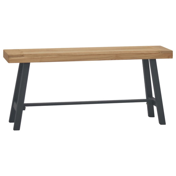 Vidaxl Bench 110 Cm Solid Wood Teak Benches