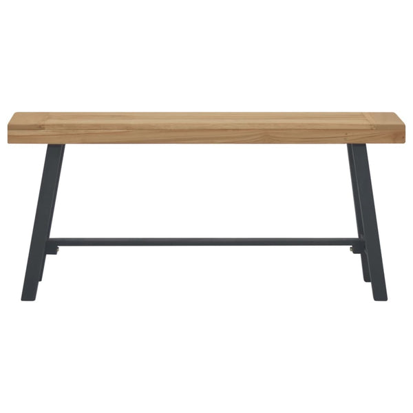 Vidaxl Bench 110 Cm Solid Wood Teak Benches