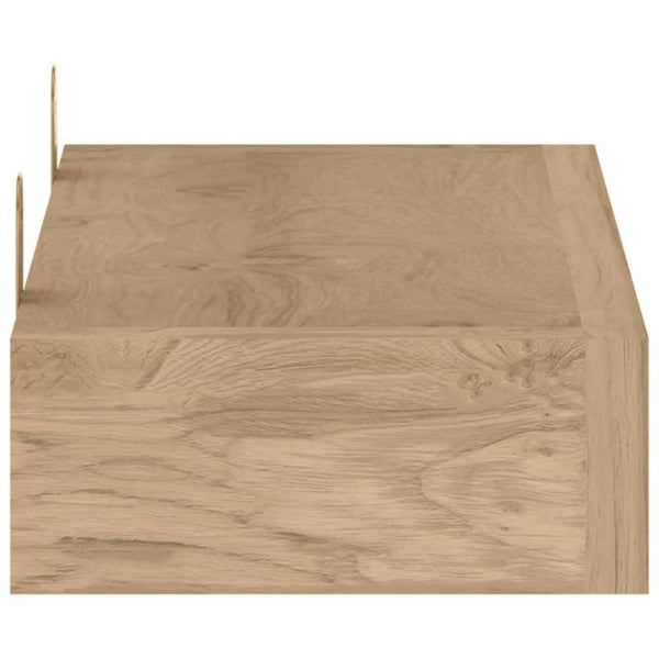 Wall Shelves 2 Pcs 40X15x6 Cm Solid Wood Teak