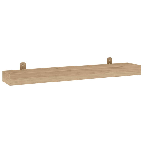 Wall Shelves 2 Pcs 90X15x6 Cm Solid Wood Teak