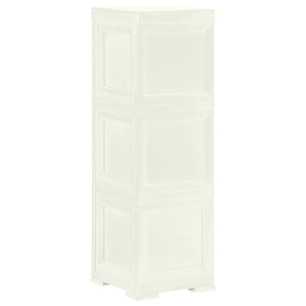 Plastic Cabinet 40X43x125 Cm Wood Design Vanilla Ice Cabinets & Cupboards