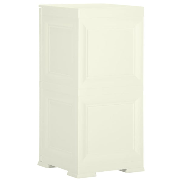 Plastic Cabinet 40X43x85.5 Cm Wood Design Vanilla Ice Cabinets & Cupboards