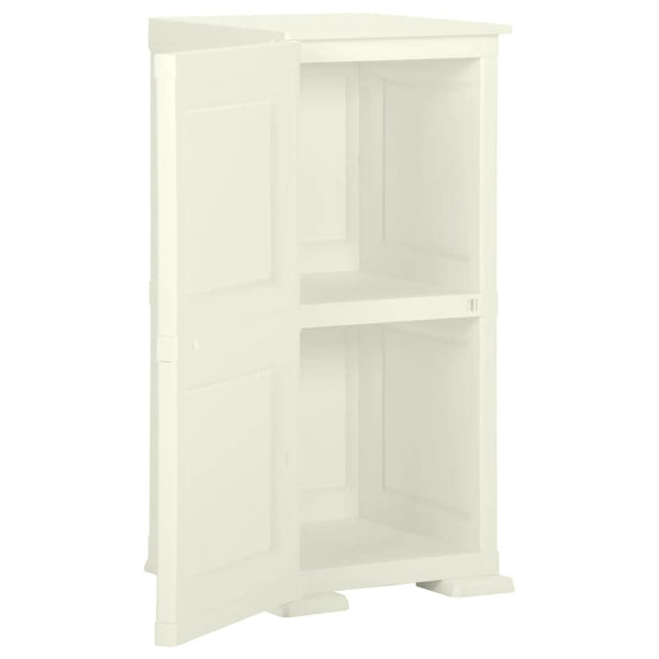 Plastic Cabinet 40X43x85.5 Cm Wood Design Vanilla Ice Cabinets & Cupboards