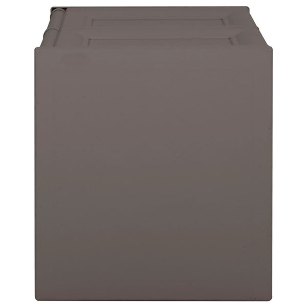 Vidaxl Cushion Box Grey 86X40x42 Cm 85 L Storage Boxes