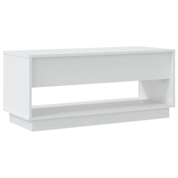 Tv Cabinet White 102X41x44 Cm Engineered Wood