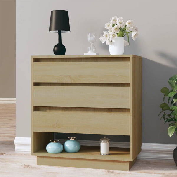 Sideboard Sonoma Oak 70X41x75 Cm Engineered Wood Sideboards & Buffets
