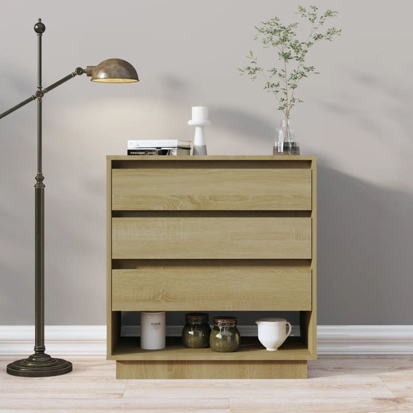 Sideboard Sonoma Oak 70X41x75 Cm Engineered Wood Sideboards & Buffets