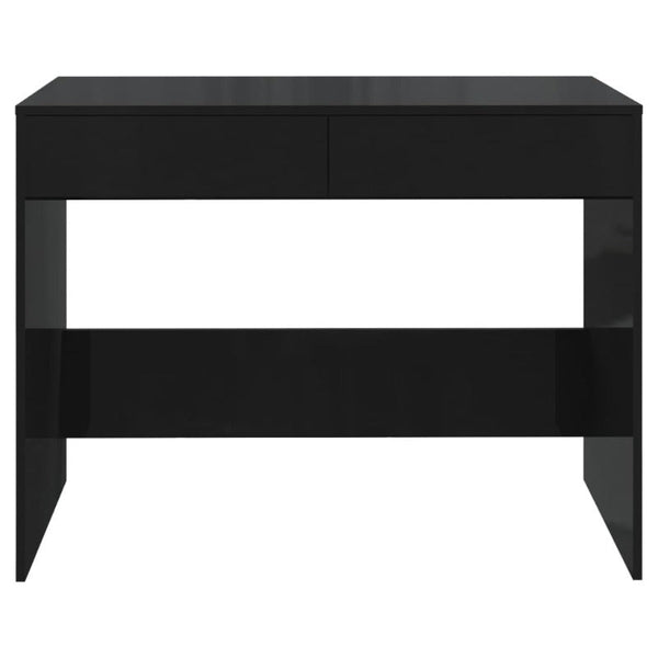 Desk Black 101X50x76.5 Cm Engineered Wood