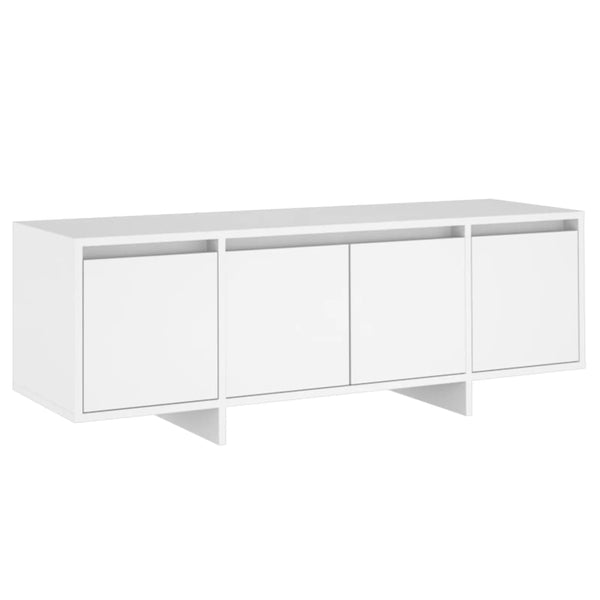 Tv Cabinet White 120X30x40.5 Cm Engineered Wood Tv Stands & Entertainment Units