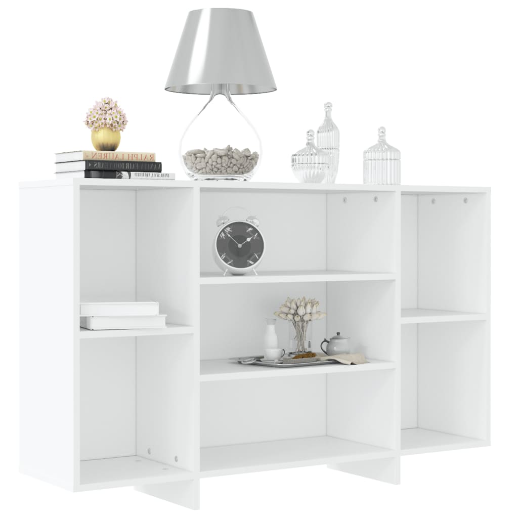 Sideboard White 120X30x75 Cm Engineered Wood Sideboards & Buffets