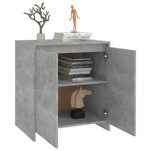 Sideboard Concrete Grey 70X41x75 Cm Engineered Wood Sideboards & Buffets