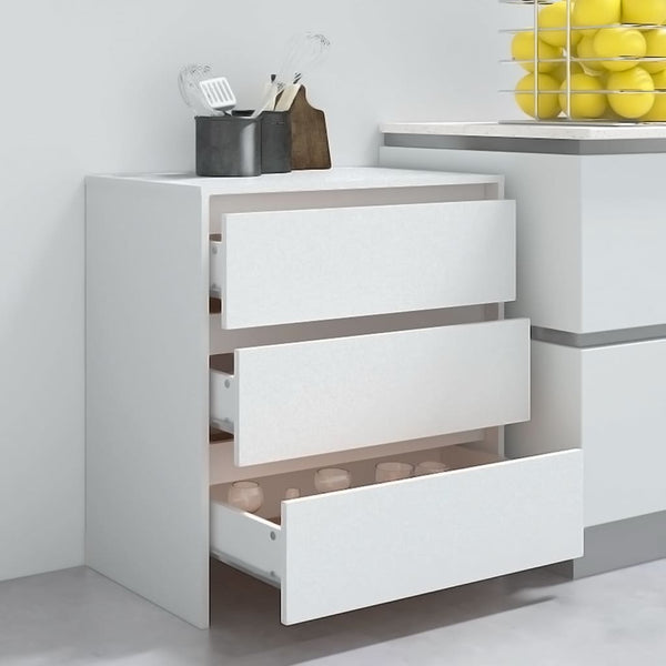 Sideboard White 70X41x75 Cm Engineered Wood Sideboards & Buffets
