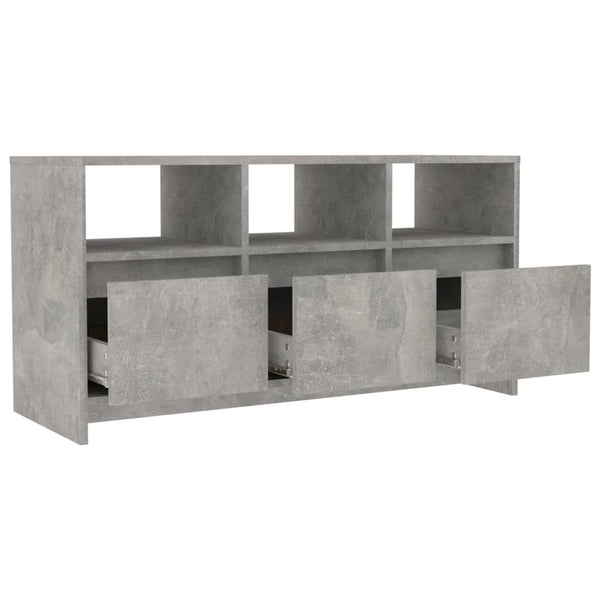 Tv Cabinet Concrete Grey 102X37.5X52.5 Cm Engineered Wood Tv Stands & Entertainment Units