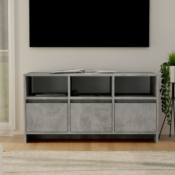 Tv Cabinet Concrete Grey 102X37.5X52.5 Cm Engineered Wood Tv Stands & Entertainment Units