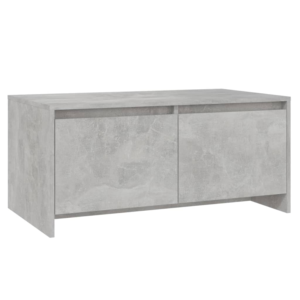 Coffee Table Concrete Grey 90X50x41.5 Cm Engineered Wood Coffee Tables