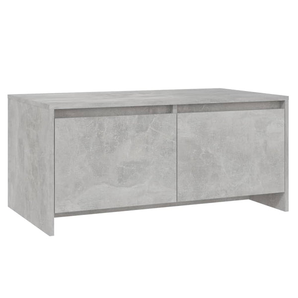 Coffee Table Concrete Grey 90X50x41.5 Cm Engineered Wood Coffee Tables