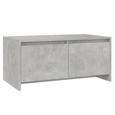 Coffee Table Concrete Grey 90X50x41.5 Cm Engineered Wood Coffee Tables