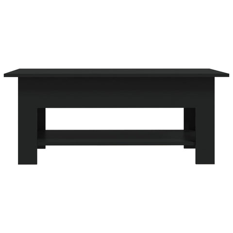 Coffee Table Black 102X55x42 Cm Engineered Wood
