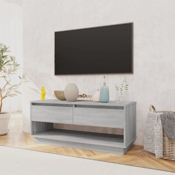 Tv Cabinet Grey Sonoma 102X41x44 Cm Engineered Wood Tv Stands & Entertainment Units