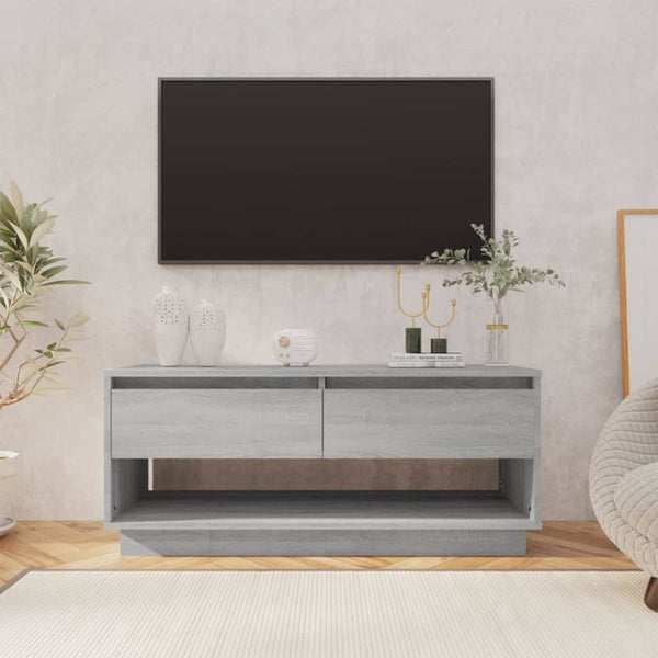 Tv Cabinet Grey Sonoma 102X41x44 Cm Engineered Wood Tv Stands & Entertainment Units