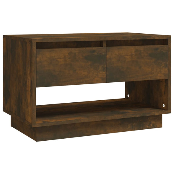 Tv Cabinet Smoked Oak 70X41x44 Cm Engineered Wood Tv Stands & Entertainment Units