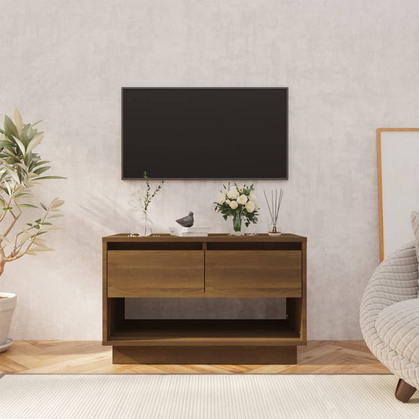 Vidaxl Tv Cabinet Brown Oak 70X41x44 Cm Engineered Wood Or Sonoma 100X40x40 Tv Stands & Entertainment Units