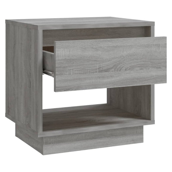 Bedside Cabinets 2 Pcs Grey Sonoma 45X34x44 Cm Engineered Wood