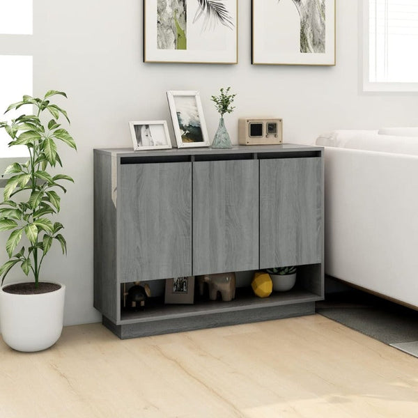 Sideboard Grey Sonoma 97X31x75 Cm Engineered Wood Sideboards & Buffets