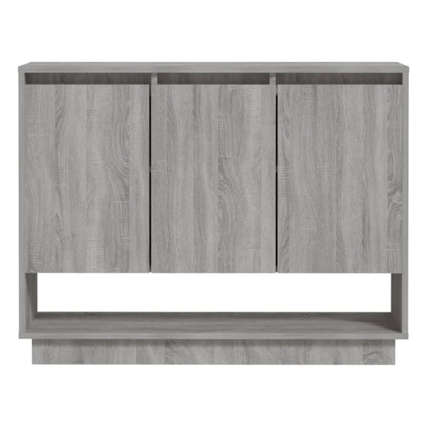 Sideboard Grey Sonoma 97X31x75 Cm Engineered Wood