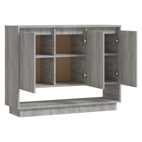 Sideboard Grey Sonoma 97X31x75 Cm Engineered Wood Sideboards & Buffets